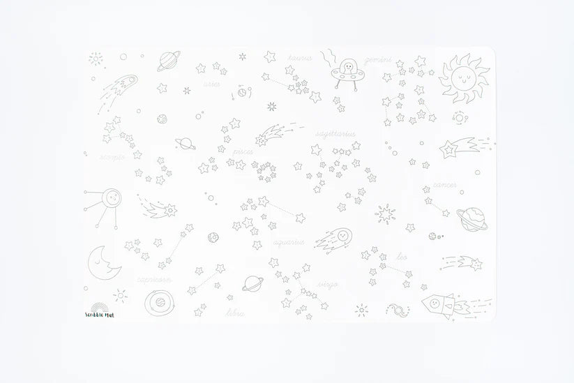 40x30cm Silicone Scribble Mat - Near and Far (mat only, no pens or pouches)