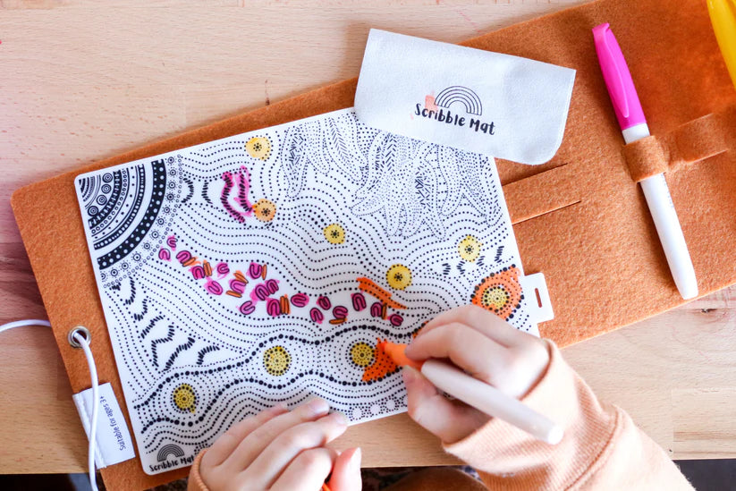 20x15cm Silicone Scribble Mat - Passing Through