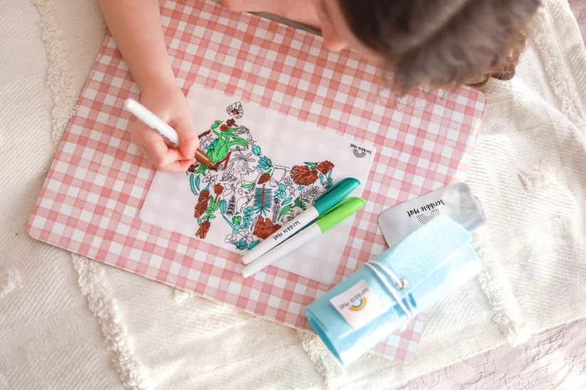 20x15cm Silicone Scribble Mat - Australian Map