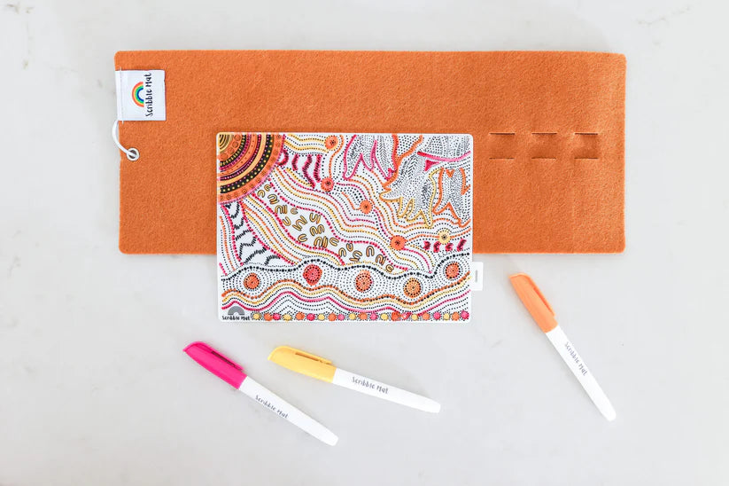 20x15cm Silicone Scribble Mat - Passing Through