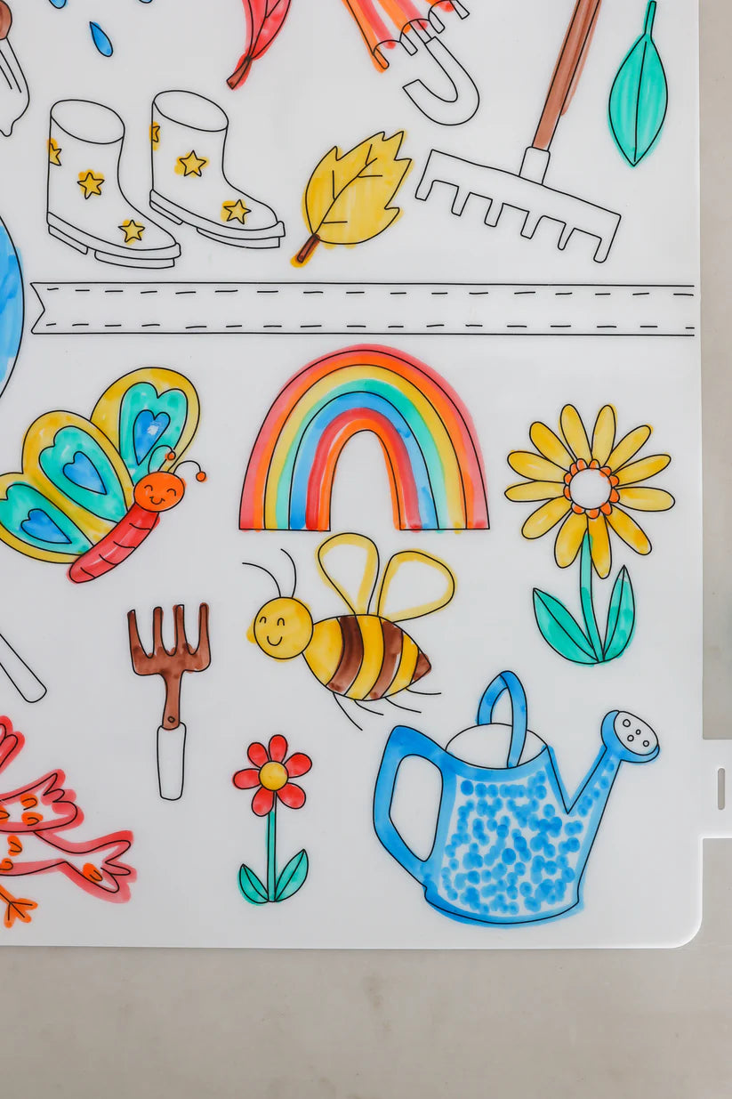 40x30cm Silicone Scribble Mat - Seasons