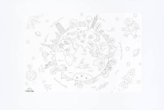 40x30cm Silicone Scribble Mat - Near and Far (mat only, no pens or pouches)