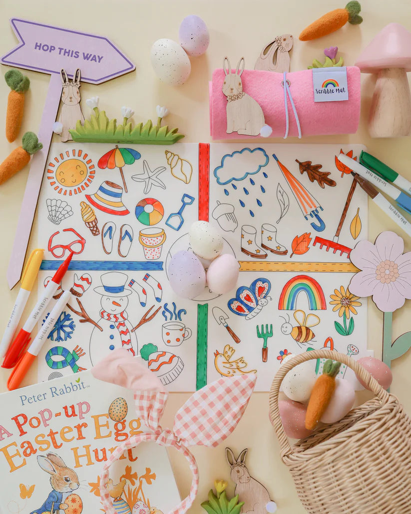 40x30cm Silicone Scribble Mat - Seasons
