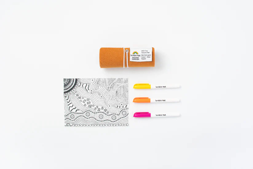 20x15cm Silicone Scribble Mat - Passing Through
